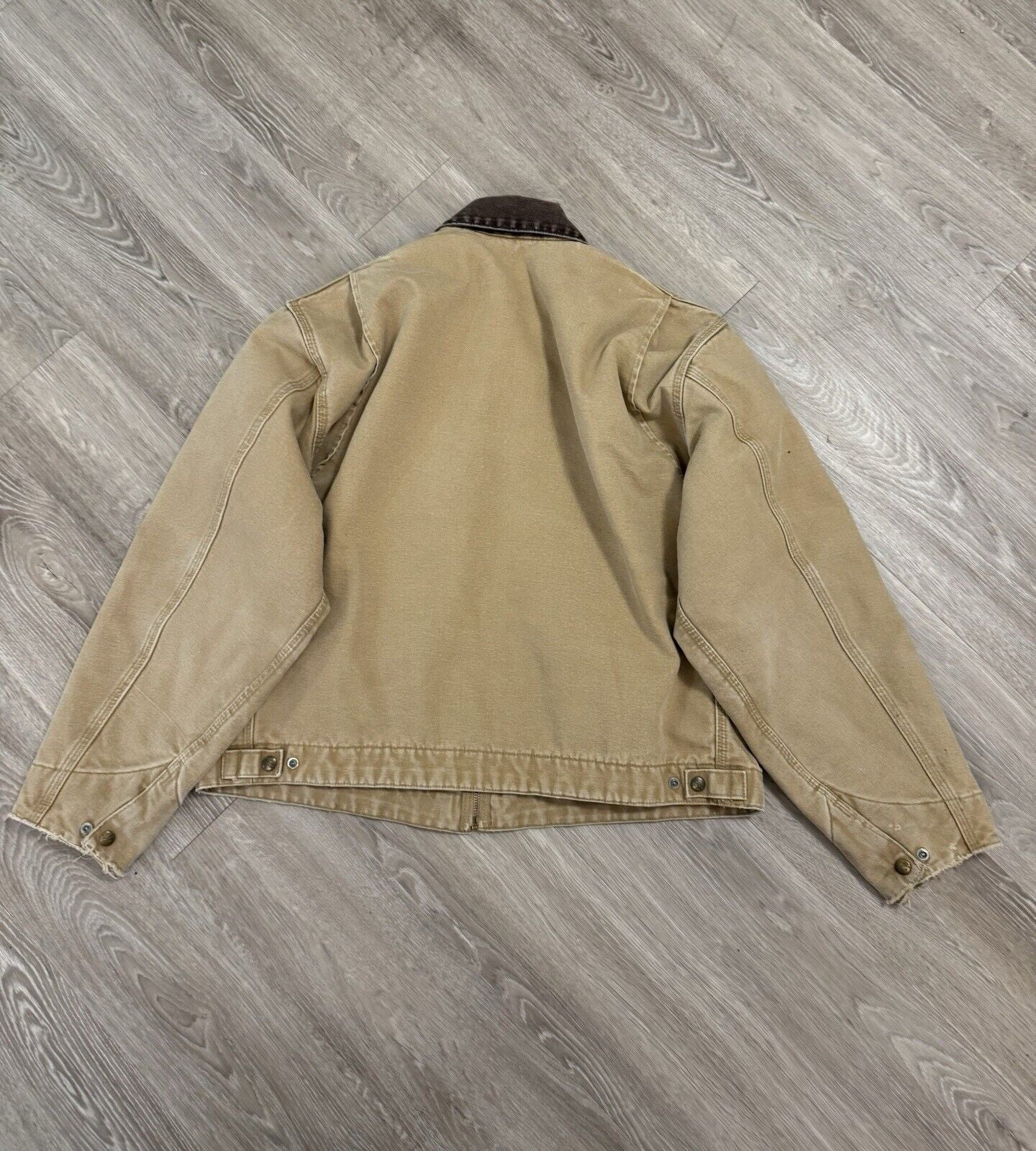 Vintage Carhartt J97 CML Detroit Jacket – Large Brown Overcoat with Classic Style!