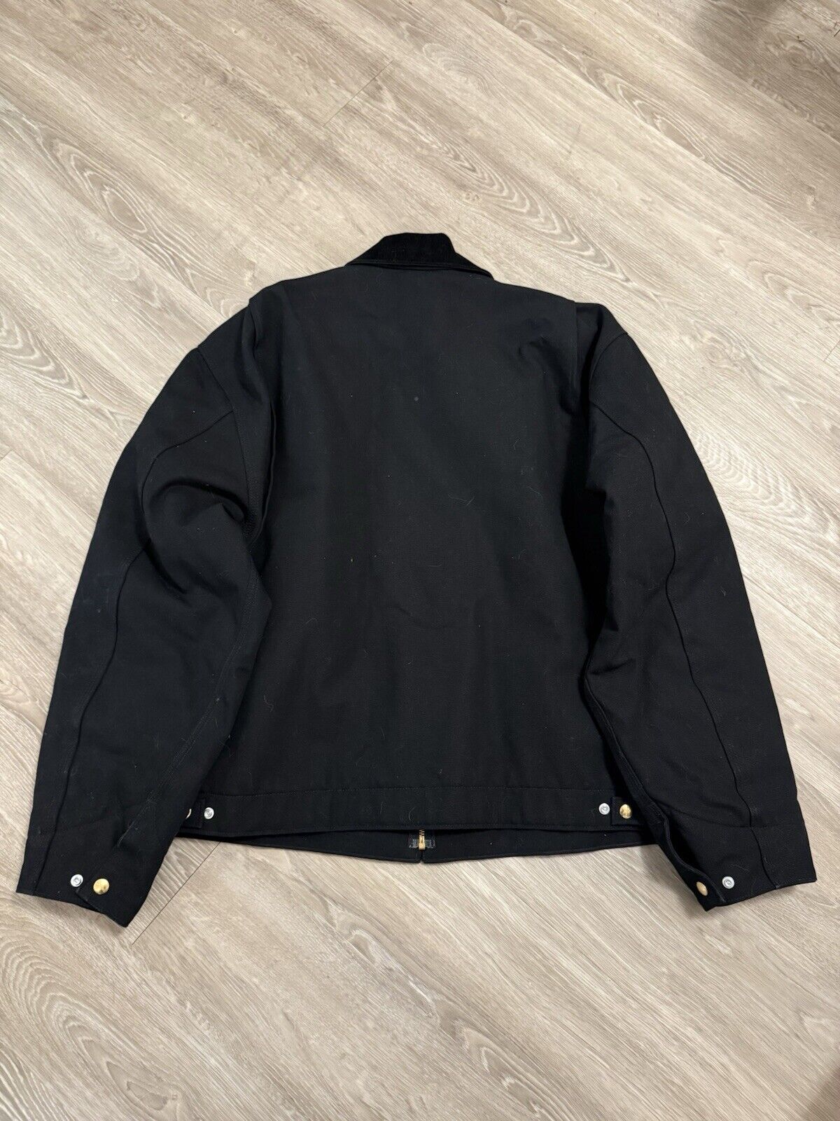 Vintage Carhartt J001 Black Duck Detroit Jacket – XL USA-Made Icon with Blanket Lining!