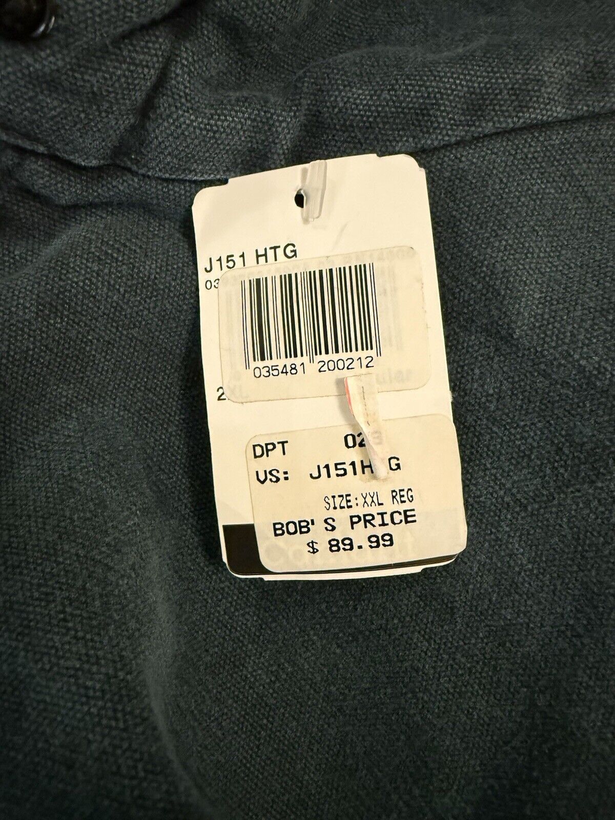 Extremely Rare Vintage Carhartt J151 HTG Hooded Bomber Jacket – 2XL Deadstock Green!