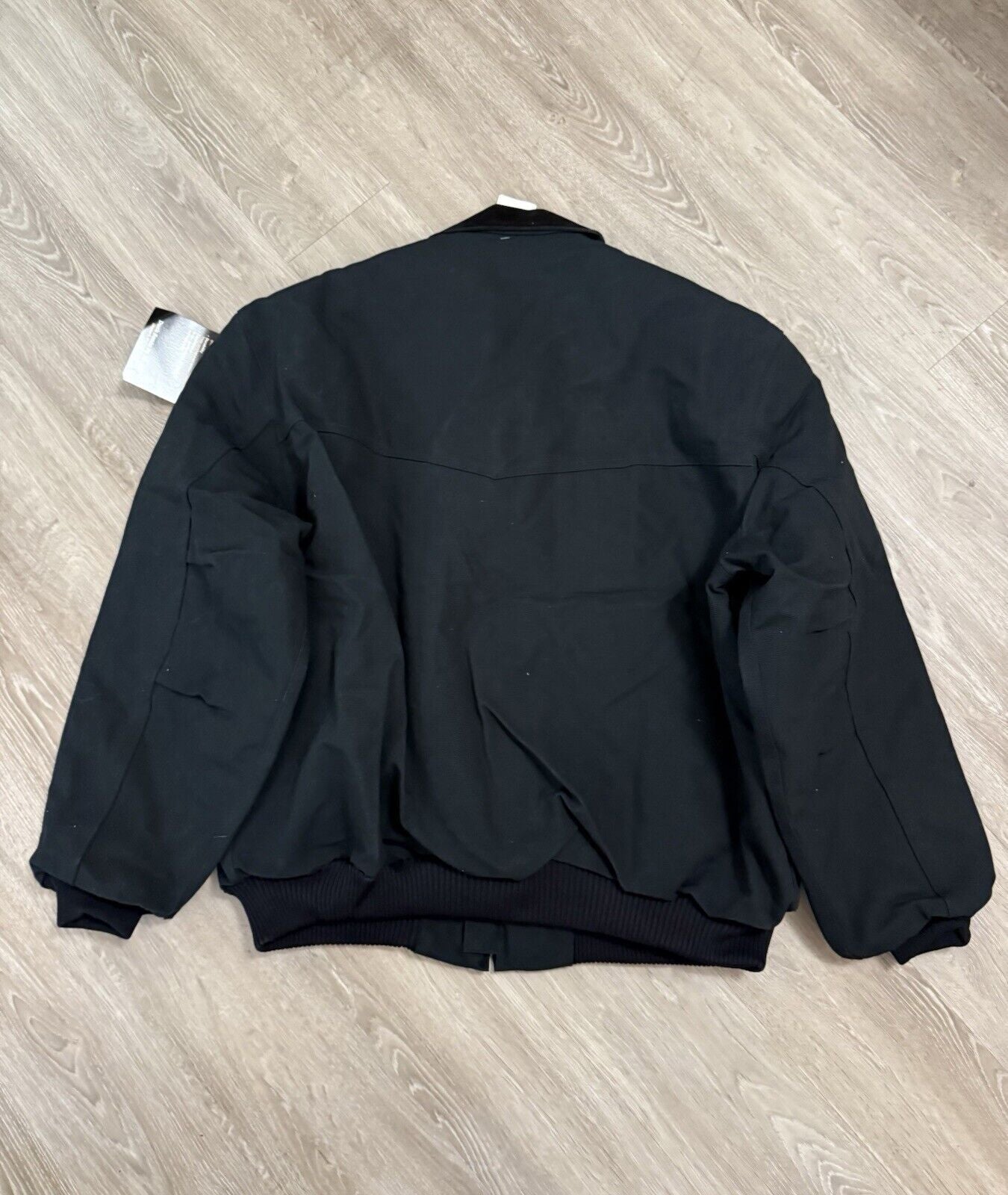 Vintage Deadstock Carhartt Santa Fe J13 Bomber Jacket – 2XL Black Canvas, Rare 90s Find!